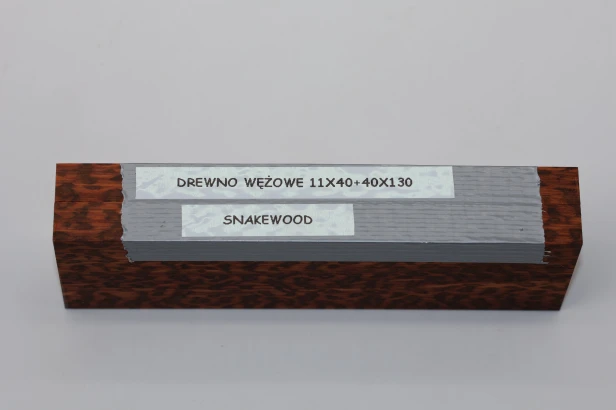 Drewno wężowe Snakewood na rękojeść noża okładki drewniane wood for knife