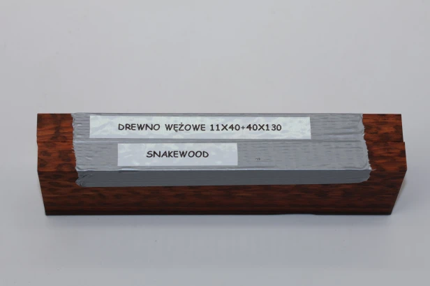 Drewno wężowe Snakewood na rękojeść noża okładki drewniane wood for knife
