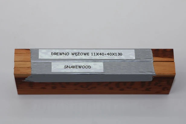 Drewno wężowe Snakewood na rękojeść noża okładki drewniane wood for knife
