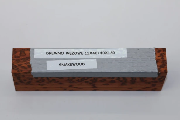 Drewno wężowe Snakewood na rękojeść noża okładki drewniane wood for knife