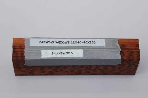 Drewno wężowe Snakewood na rękojeść noża okładki drewniane wood for knife