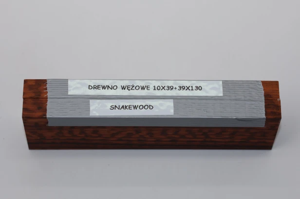 Drewno wężowe Snakewood na rękojeść noża okładki drewniane wood for knife