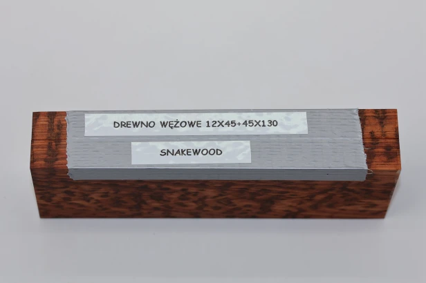 Drewno wężowe Snakewood na rękojeść noża okładki drewniane wood for knife