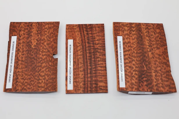 Drewno wężowe Snakewood drewno na biżuterię wood for jewelry