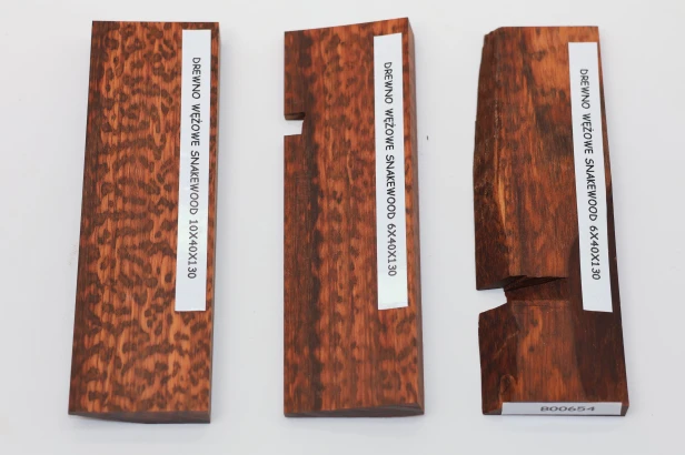 Drewno wężowe Snakewood drewno na biżuterię wood for jewelry