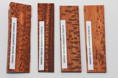 Drewno wężowe Snakewood drewno na biżuterię wood for jewelry
