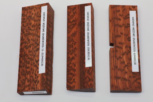 Drewno wężowe Snakewood drewno na biżuterię wood for jewelry