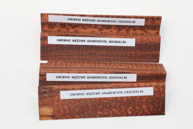 Drewno wężowe Snakewood drewno na biżuterię wood for jewelry