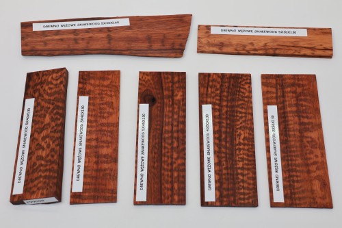 Drewno wężowe Snakewood drewno na biżuterię wood for jewelry