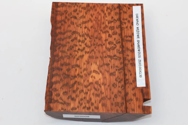 Drewno wężowe Snakewood drewno na biżuterię wood for jewelry