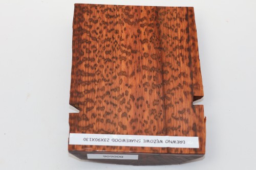 Drewno wężowe Snakewood drewno na biżuterię wood for jewelry