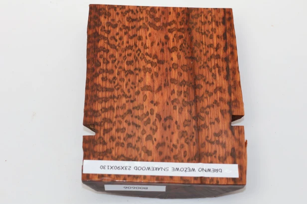 Drewno wężowe Snakewood drewno na biżuterię wood for jewelry
