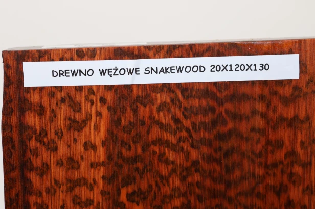 Drewno wężowe Snakewood drewno na biżuterię wood for jewelry