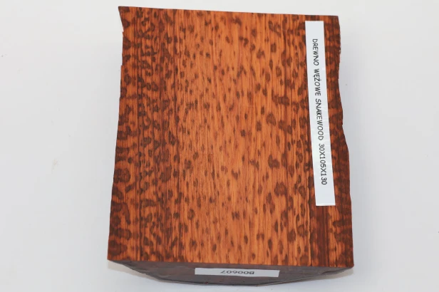 Drewno wężowe Snakewood drewno na biżuterię wood for jewelry