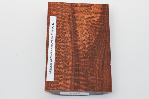 Drewno wężowe Snakewood drewno na biżuterię wood for jewelry
