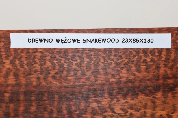 Drewno wężowe Snakewood drewno na biżuterię wood for jewelry