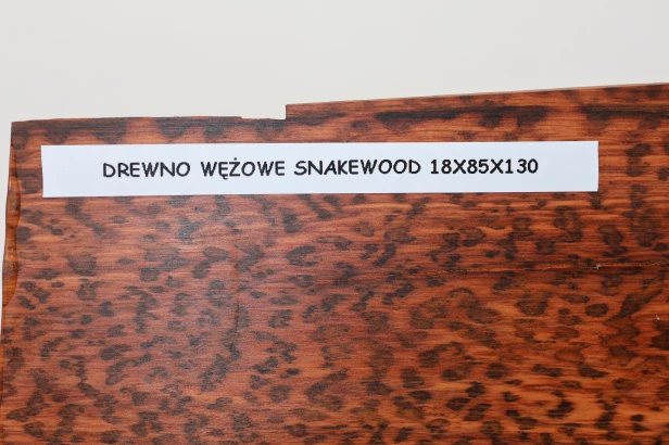 Drewno wężowe Snakewood drewno na biżuterię wood for jewelry