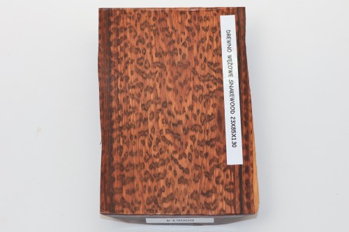 Drewno wężowe Snakewood drewno na biżuterię wood for jewelry
