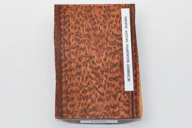 Drewno wężowe Snakewood drewno na biżuterię wood for jewelry