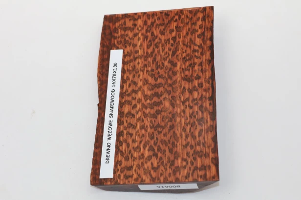 Drewno wężowe Snakewood drewno na biżuterię wood for jewelry