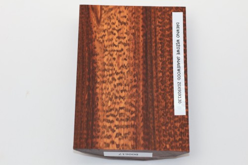 Drewno wężowe Snakewood drewno na biżuterię wood for jewelry