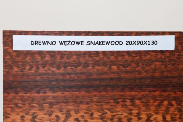 Drewno wężowe Snakewood drewno na biżuterię wood for jewelry