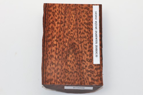 Drewno wężowe Snakewood drewno na biżuterię wood for jewelry