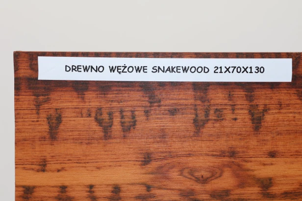 Drewno wężowe Snakewood drewno na biżuterię wood for jewelry