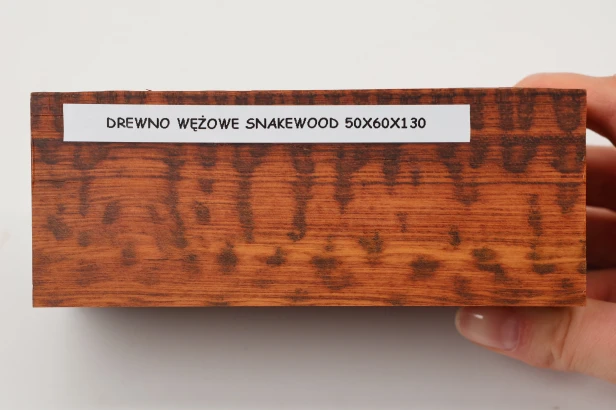 Drewno wężowe Snakewood drewno na biżuterię wood for jewelry