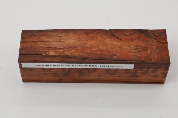 Drewno wężowe Snakewood drewno na biżuterię wood for jewelry