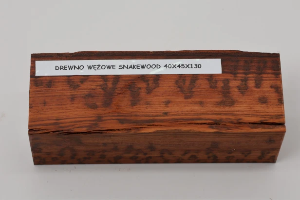 Drewno wężowe Snakewood drewno na biżuterię wood for jewelry