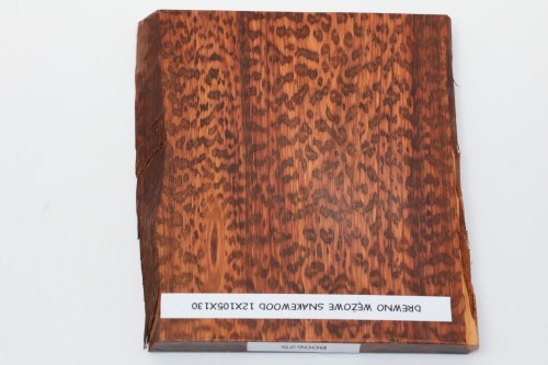 Drewno wężowe Snakewood drewno na biżuterię wood for jewelry