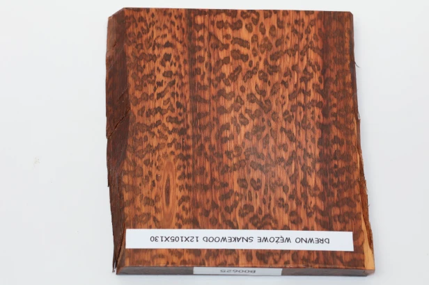 Drewno wężowe Snakewood drewno na biżuterię wood for jewelry