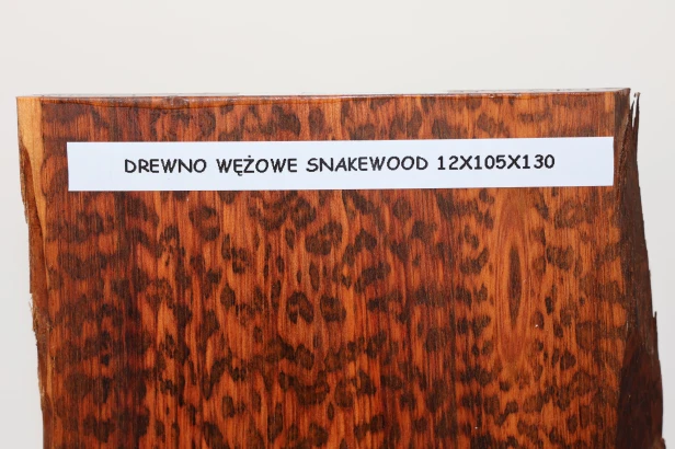 Drewno wężowe Snakewood drewno na biżuterię wood for jewelry