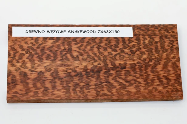 Drewno wężowe Snakewood drewno na biżuterię wood for jewelry