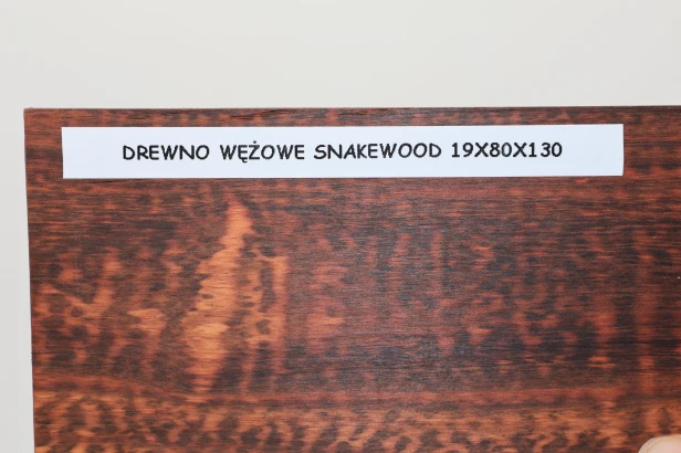 Drewno wężowe Snakewood drewno na biżuterię wood for jewelry