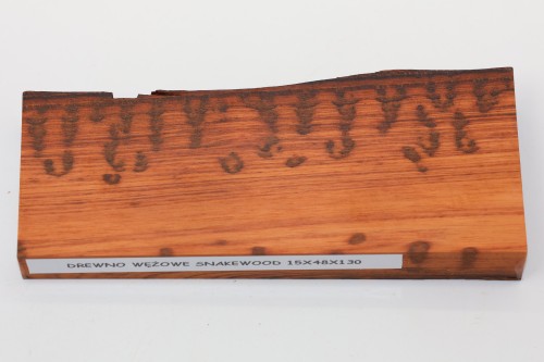 Drewno wężowe Snakewood drewno na biżuterię wood for jewelry
