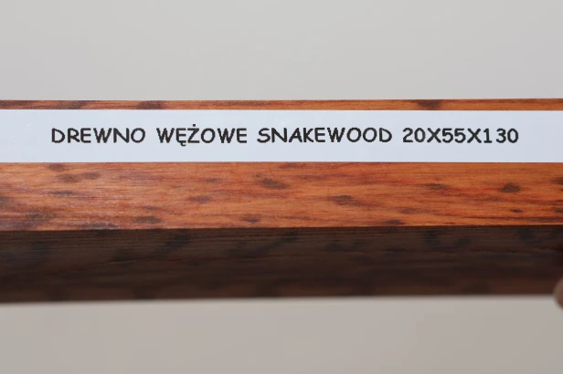 Drewno wężowe Snakewood drewno na biżuterię wood for jewelry