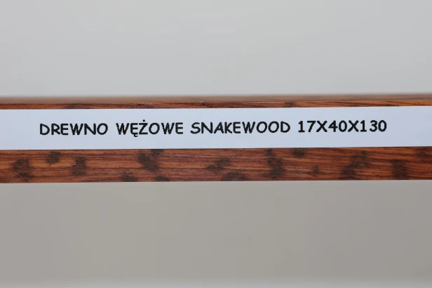 Drewno wężowe Snakewood drewno na biżuterię wood for jewelry