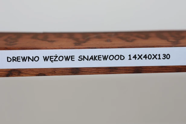 Drewno wężowe Snakewood drewno na biżuterię wood for jewelry