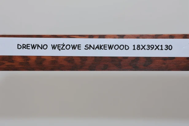 Drewno wężowe Snakewood drewno na biżuterię wood for jewelry