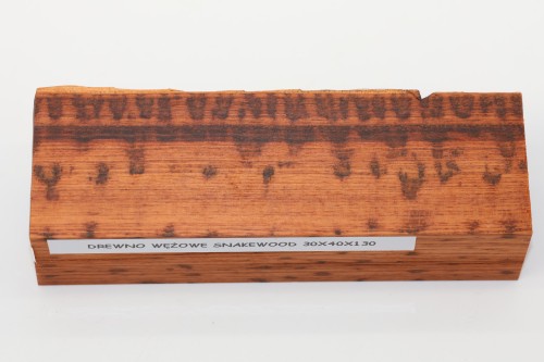 Drewno wężowe Snakewood drewno na biżuterię wood for jewelry