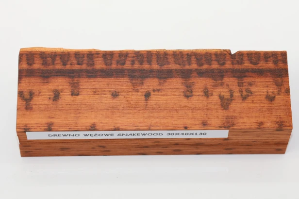 Drewno wężowe Snakewood drewno na biżuterię wood for jewelry