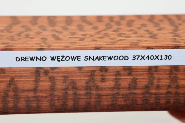 Drewno wężowe Snakewood drewno na biżuterię wood for jewelry