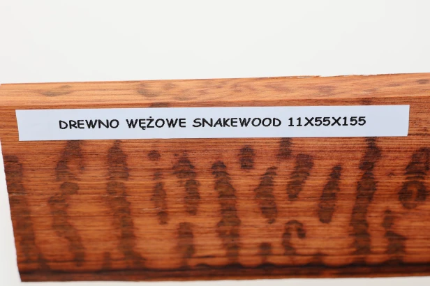 Drewno wężowe Snakewood drewno na biżuterię wood for jewelry