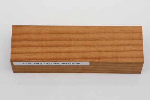 Klon pieczony fala Baked Maple Flame drewno na rękojeść noża wood for knife