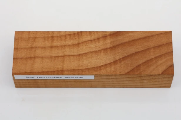 Klon pieczony fala Baked Maple Flame drewno na rękojeść noża wood for knife
