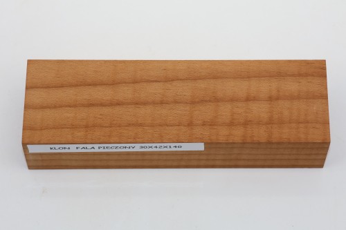 Klon pieczony fala Baked Maple Flame drewno na rękojeść noża wood for knife