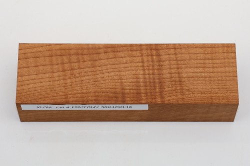 Klon pieczony fala Baked Maple Flame drewno na rękojeść noża wood for knife