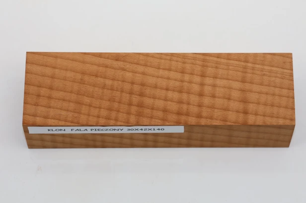 Klon pieczony fala Baked Maple Flame drewno na rękojeść noża wood for knife